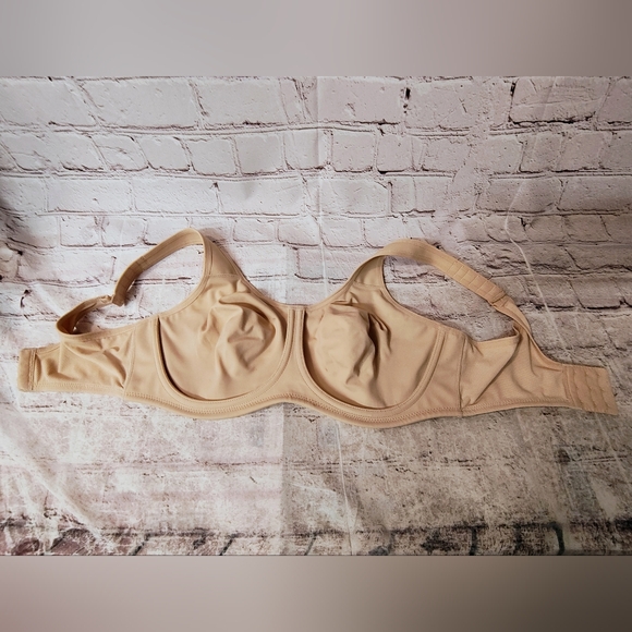 Wacoal Simone Nude Underwire Bra 38DD Adjustable Strap Sporty - Picture 9 of 11